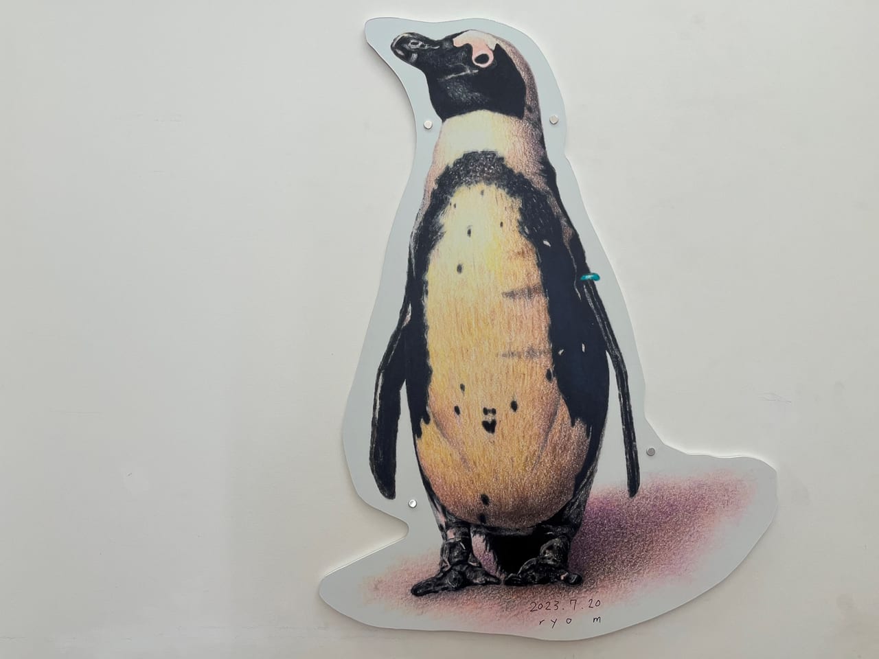 色鉛筆アート展ペンギン