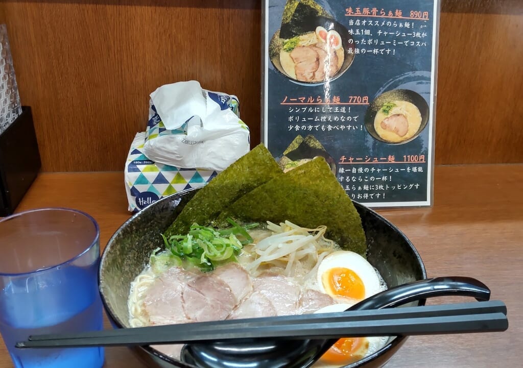 20240822三原天然豚骨らぁ麺麺屋縁一