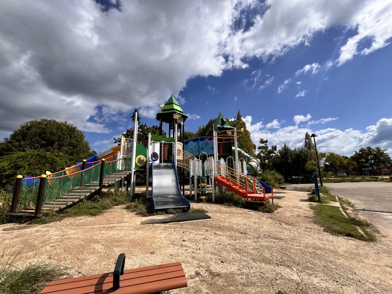尾道東公園の大型遊具