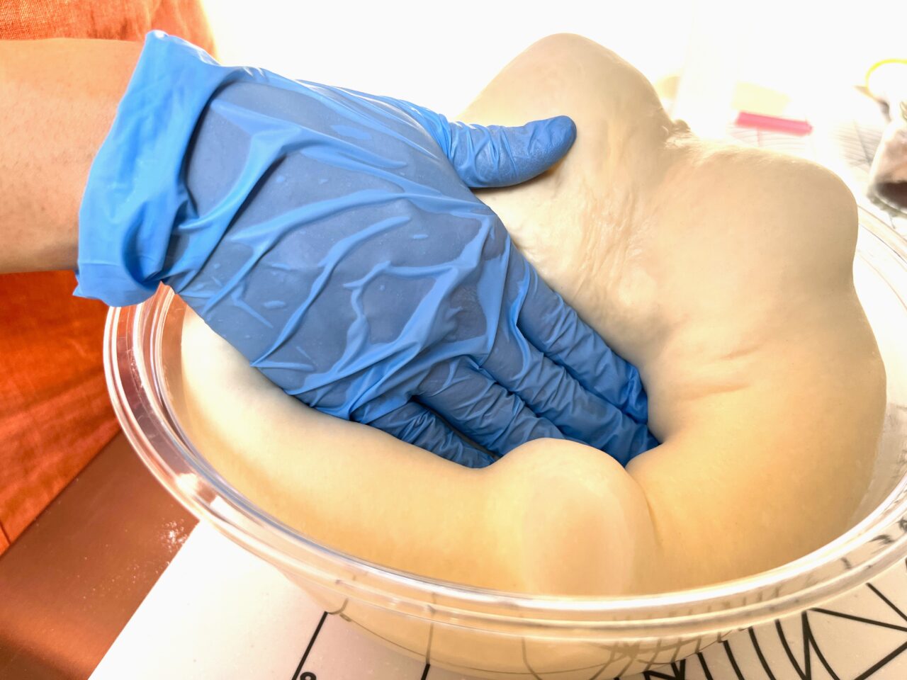 ふわふわの生地